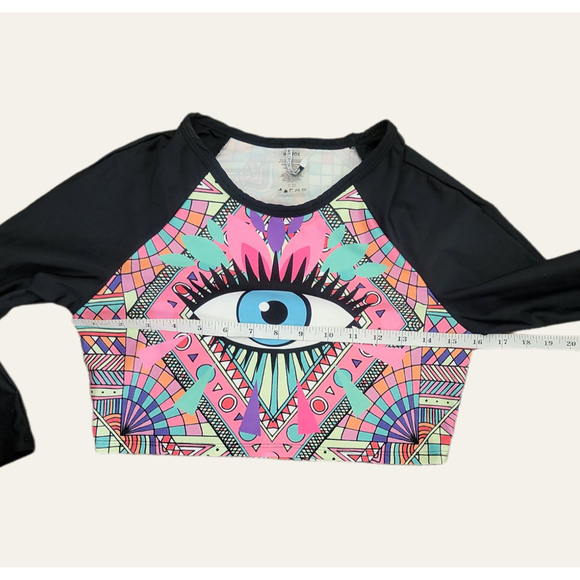 Preloved Wildfox Multicolor Eye Print Bikini - Picture 10 of 12